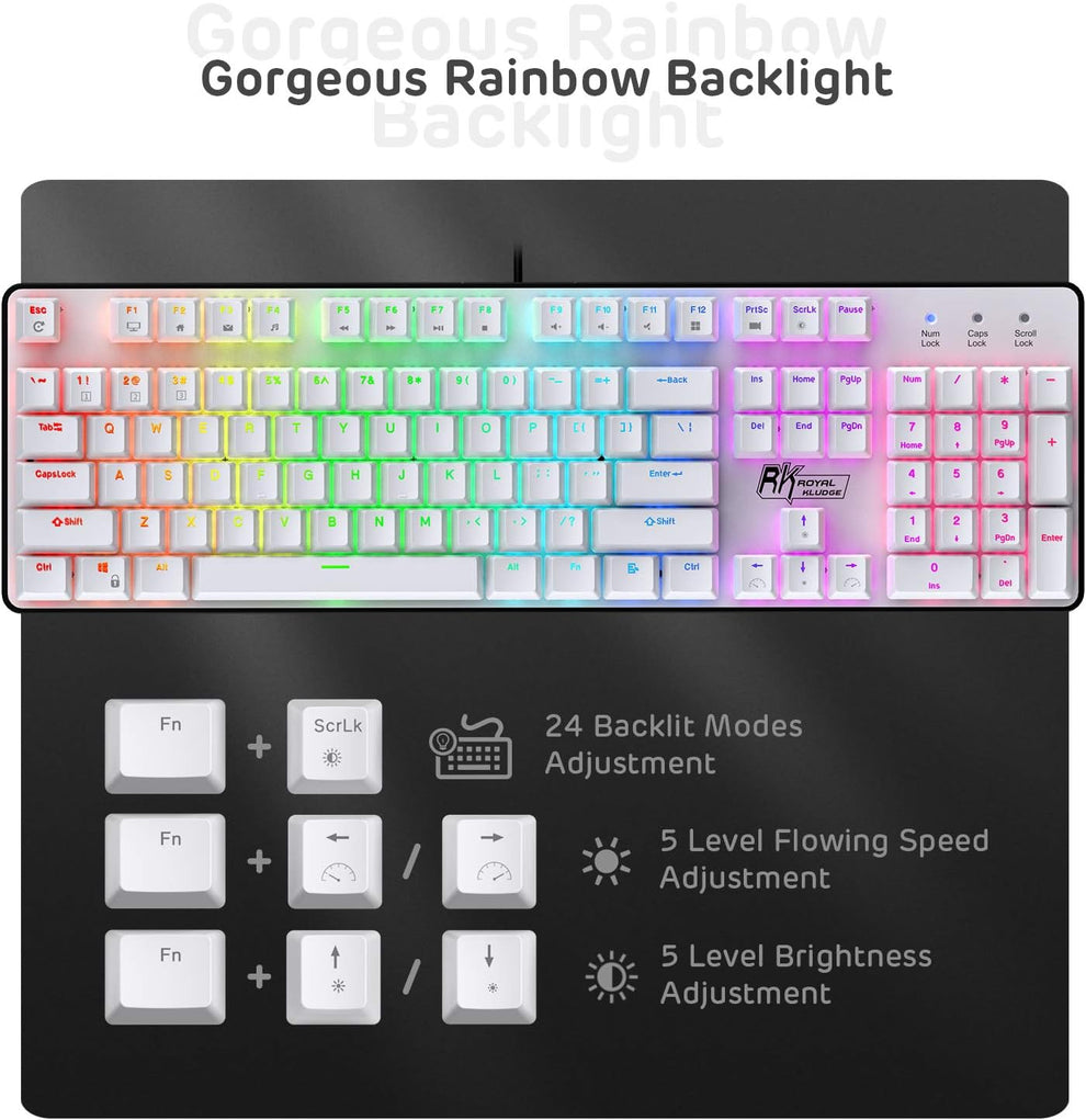 RK Royal Kludge RK920 Mechanical Keyboard – Alexandria Customs