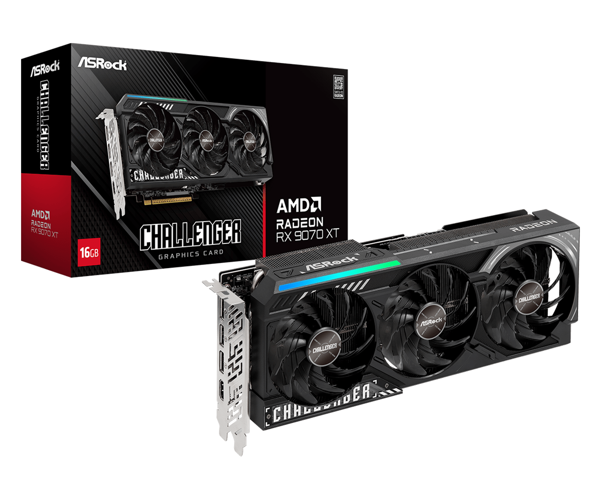 AMD Radeon RX 5700 XT graphics card with packaging on a white background