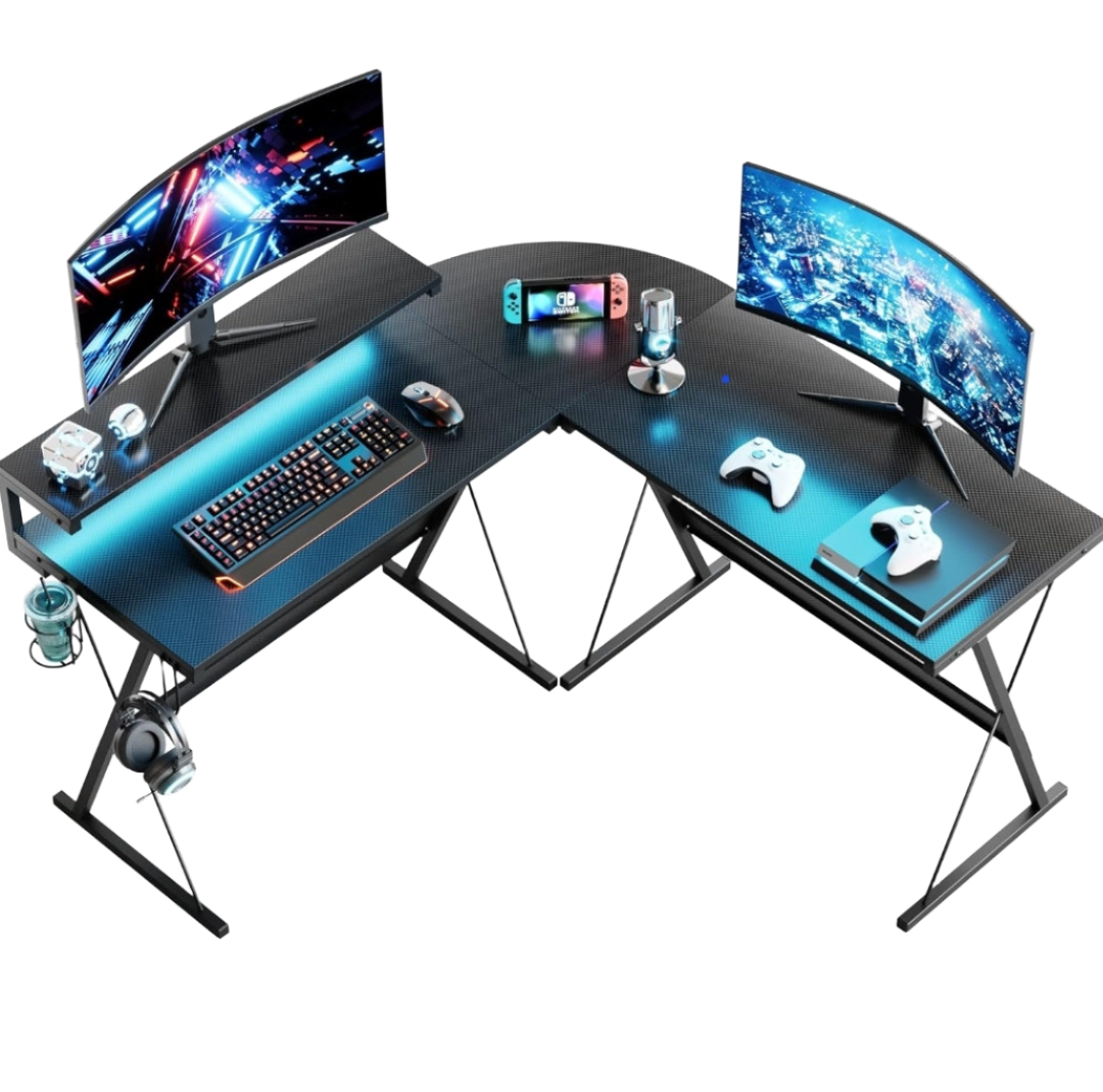 Bestier D094I-BLK LED Gaming Desk