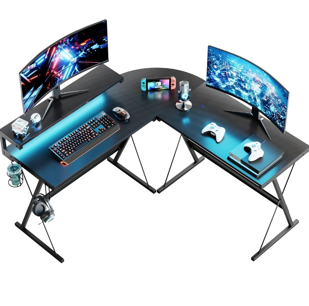 Bestier D094I-BLK LED Gaming Desk