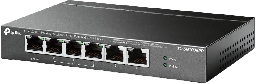 TP-LINK 6 Port Gigabit Switch Adapter