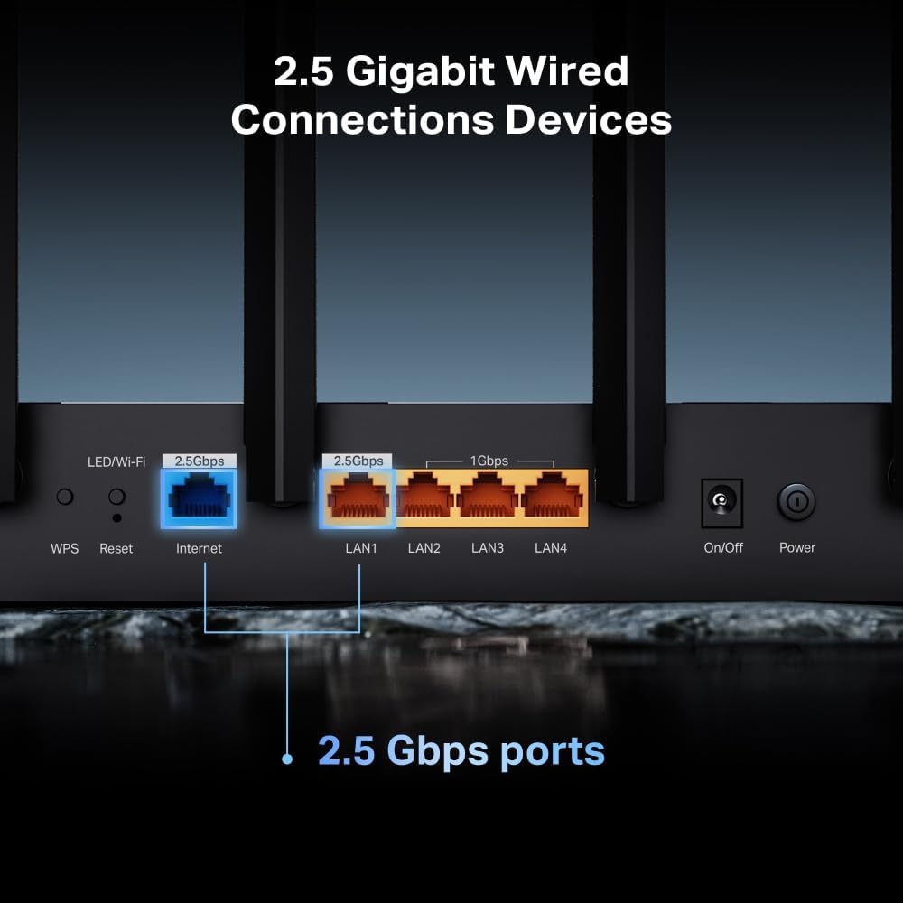 TP-Link BE6500 Dual-Band Wi-Fi 7 Router – Alexandria Customs
