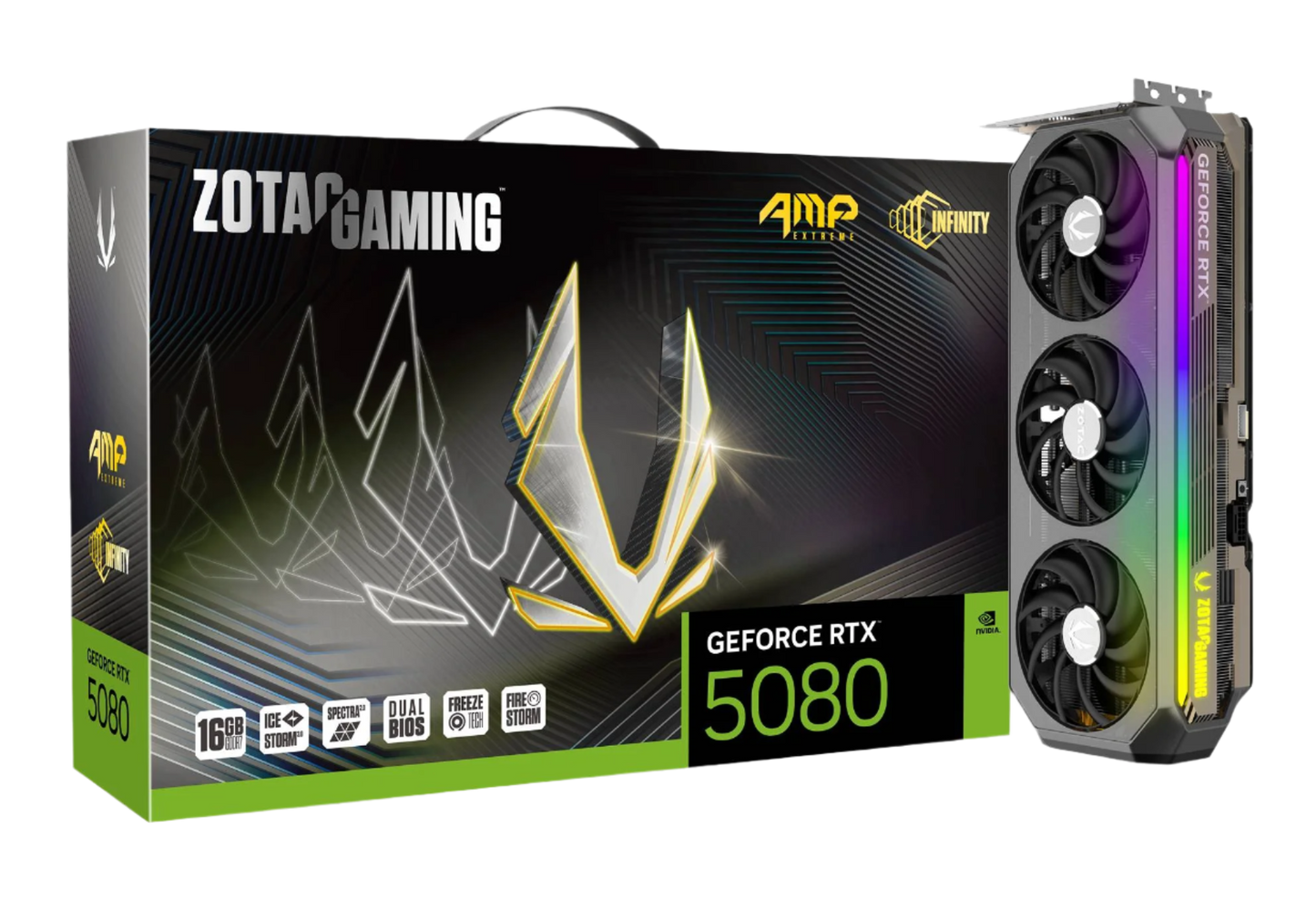 ZOTAC GAMING GeForce RTX 5080 AMP Extreme INFINITY 16 Go