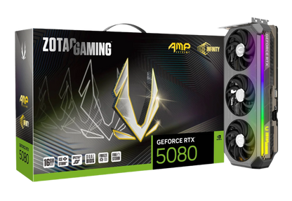 ZOTAC GAMING GeForce RTX 5080 AMP Extreme INFINITY 16 Go