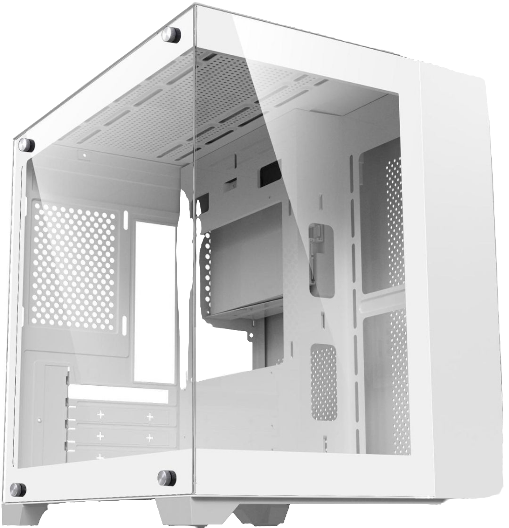 DIYPC CUBE01 Tempered Glass Micro-ATX Case