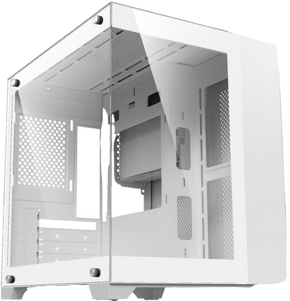 DIYPC CUBE01 Tempered Glass Micro-ATX Case