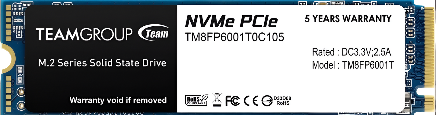 Teamgroup MP33 M.2 NVMe 2280 PCIe 3 X4 SSD