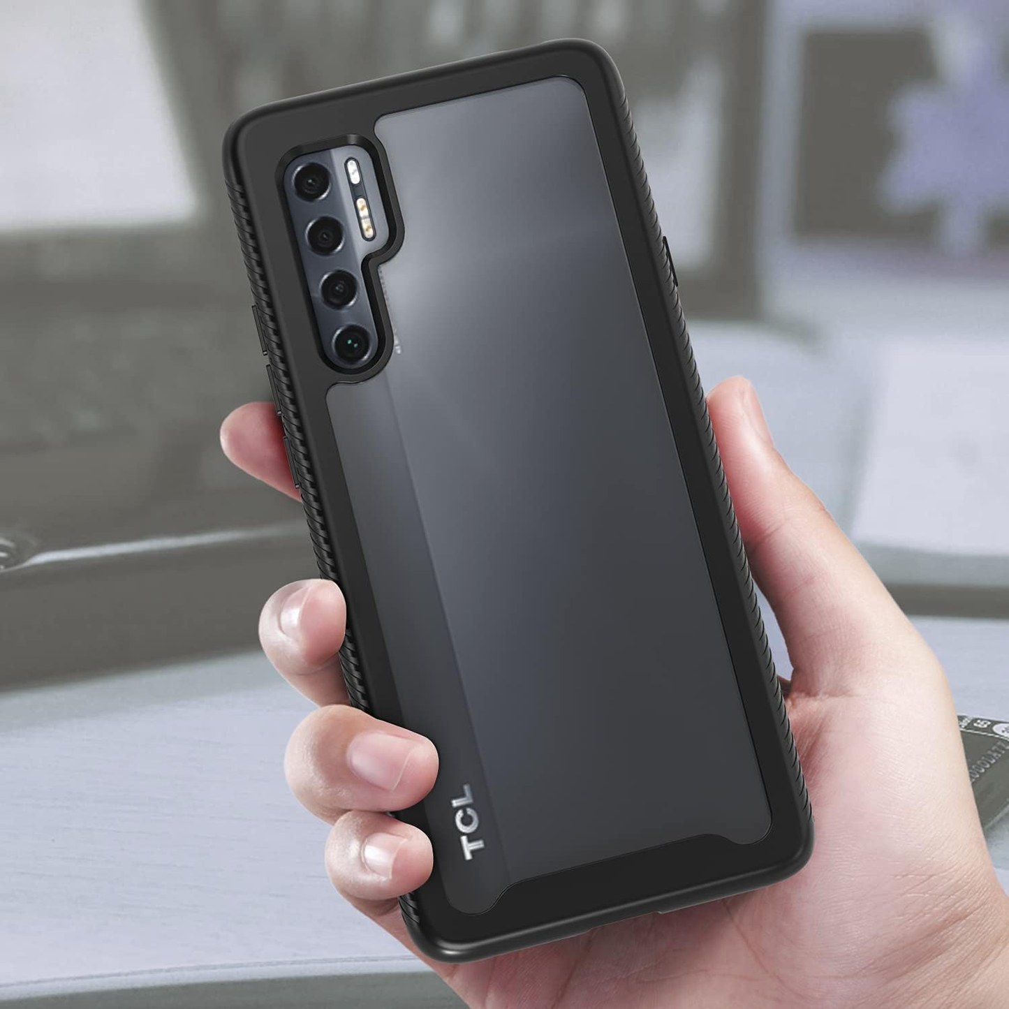 Clear Hard Case for TCL 20 Pro 5G