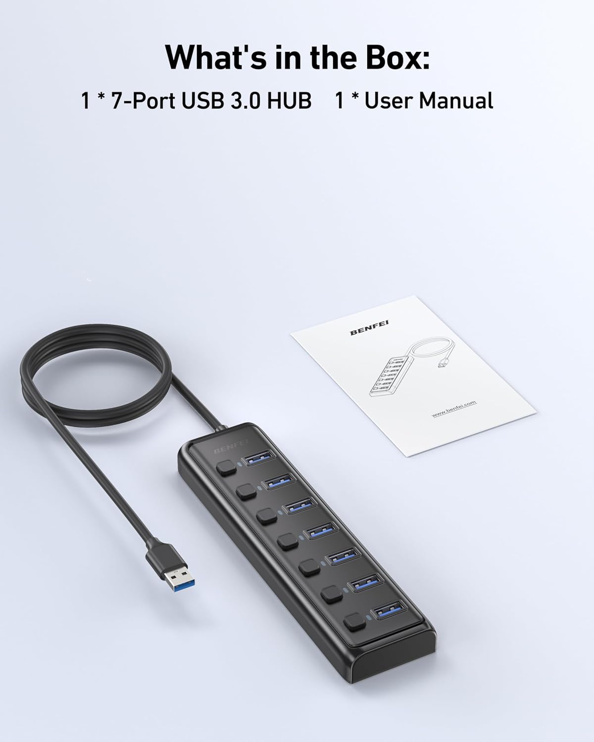 7-Port USB 3.0 Hub