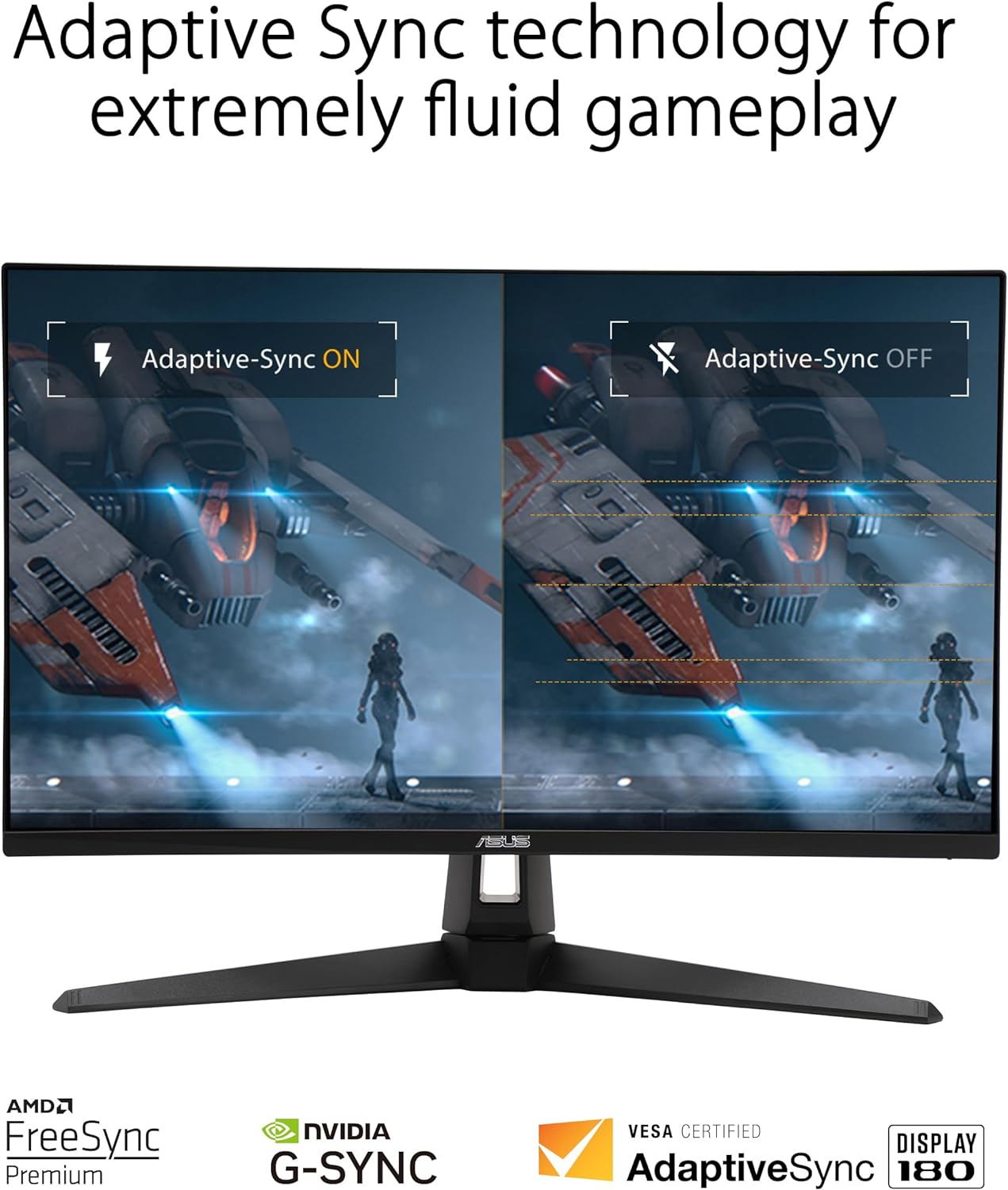 ASUS TUF VG3A Gaming 27" 1440p QHD Curved 0.5ms 180Hz Monitor