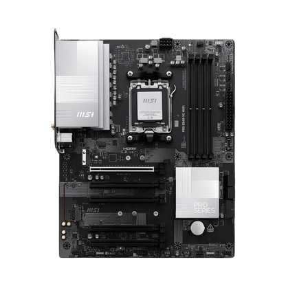 Computer motherboard with MSI branding on a white background