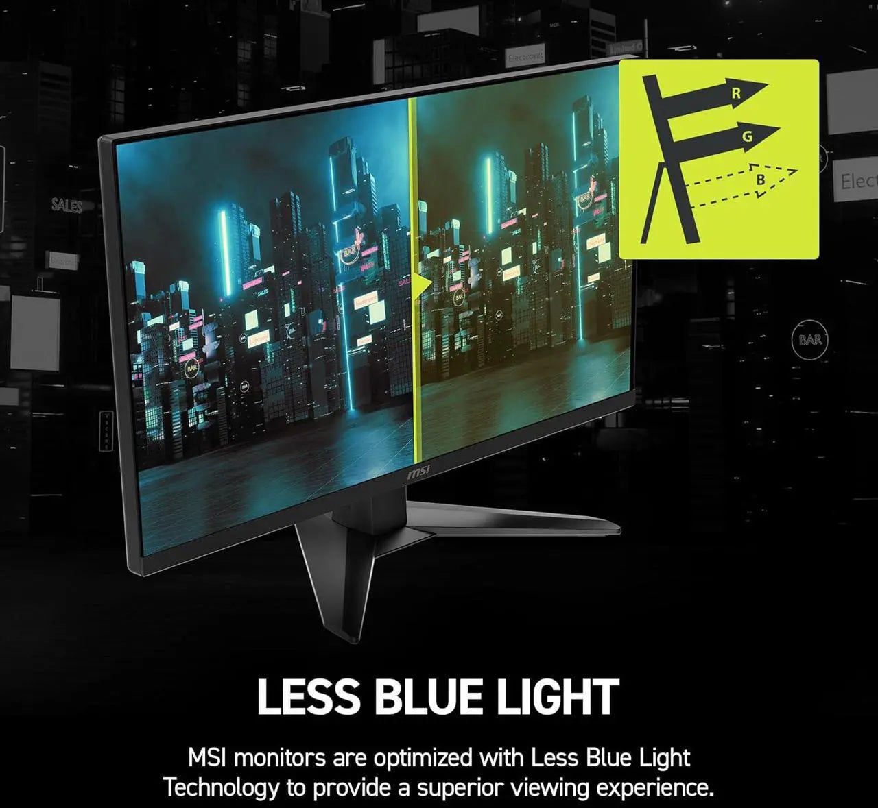 MSI 27" 1920x1080 200 Hz Rapid IPS FHD16:9 Gaming Monitor 272F