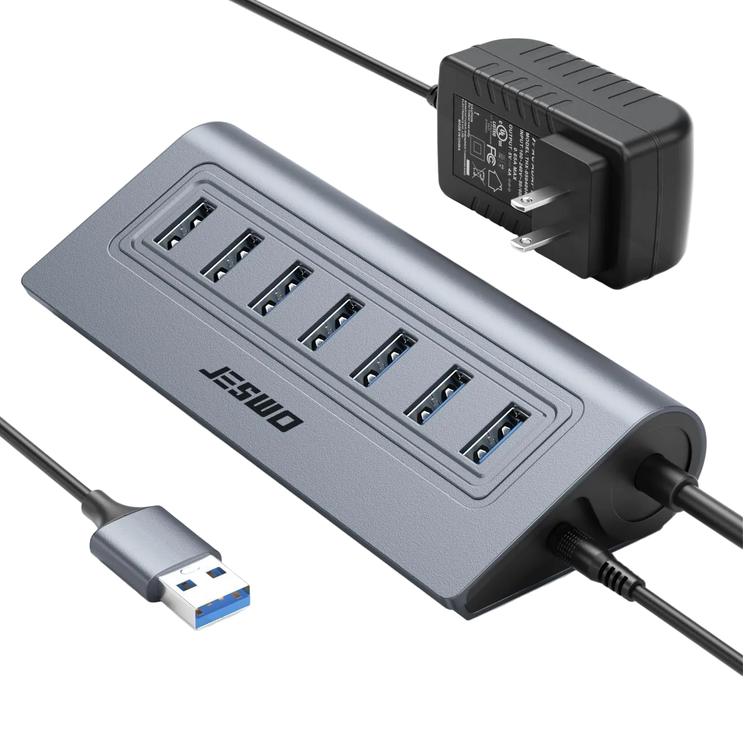 7-Port POWERED USB 3.0 Hub 5V/4A