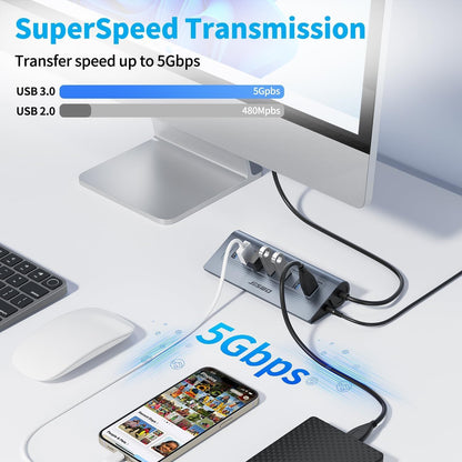 7-Port POWERED USB 3.0 Hub 5V/4A