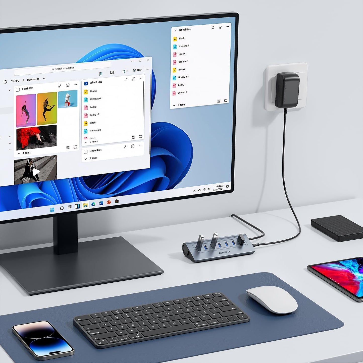 7-Port POWERED USB 3.0 Hub 5V/4A