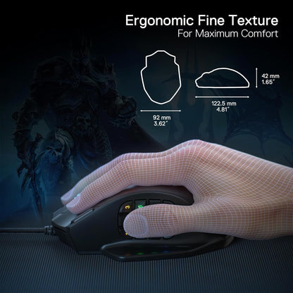 Red Dragon Impact MMO mouse M908