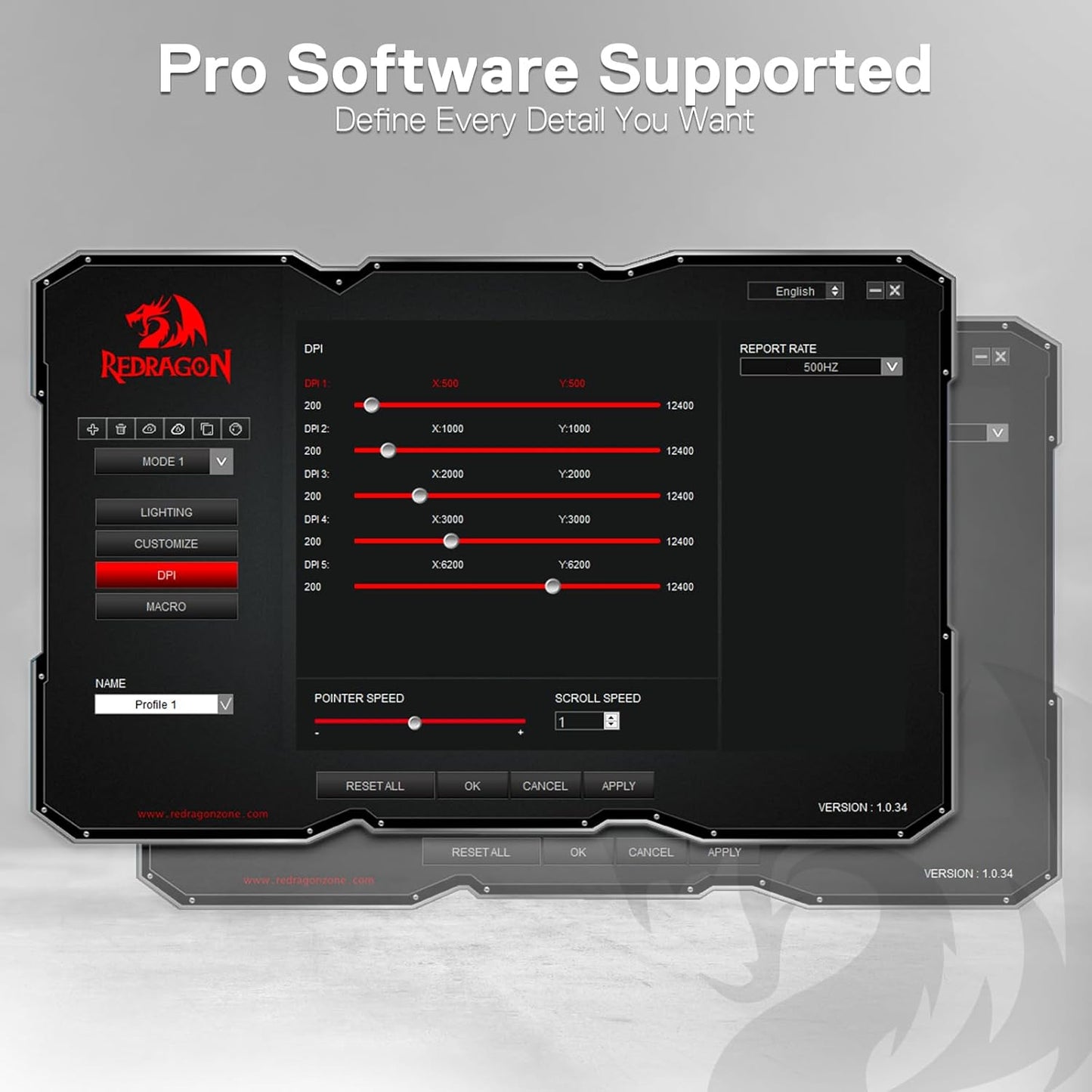 Red Dragon Impact MMO mouse M908