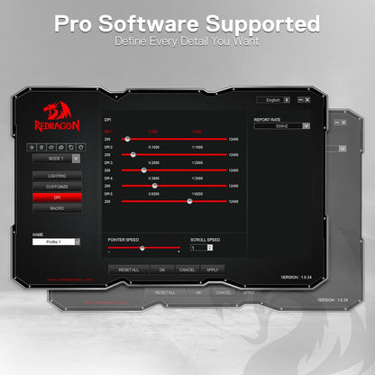 Red Dragon Impact MMO mouse M908