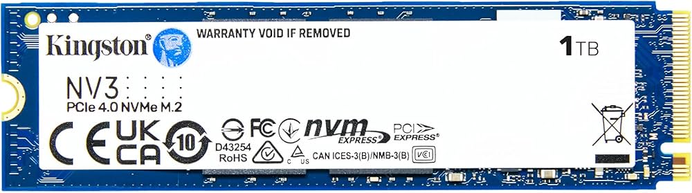 Unidad de estado sólido NVMe M.2 PCIe 4.0 NV3 de Kingston