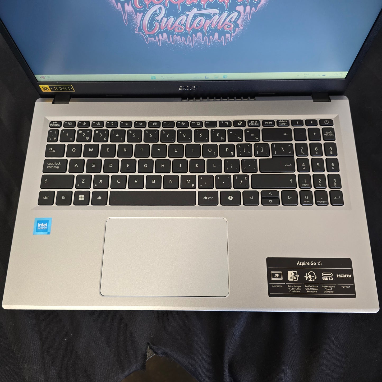 Acer Aspire Go 15 15.6" 60Hz 1080P Pure Silver Laptop - Re-Certified