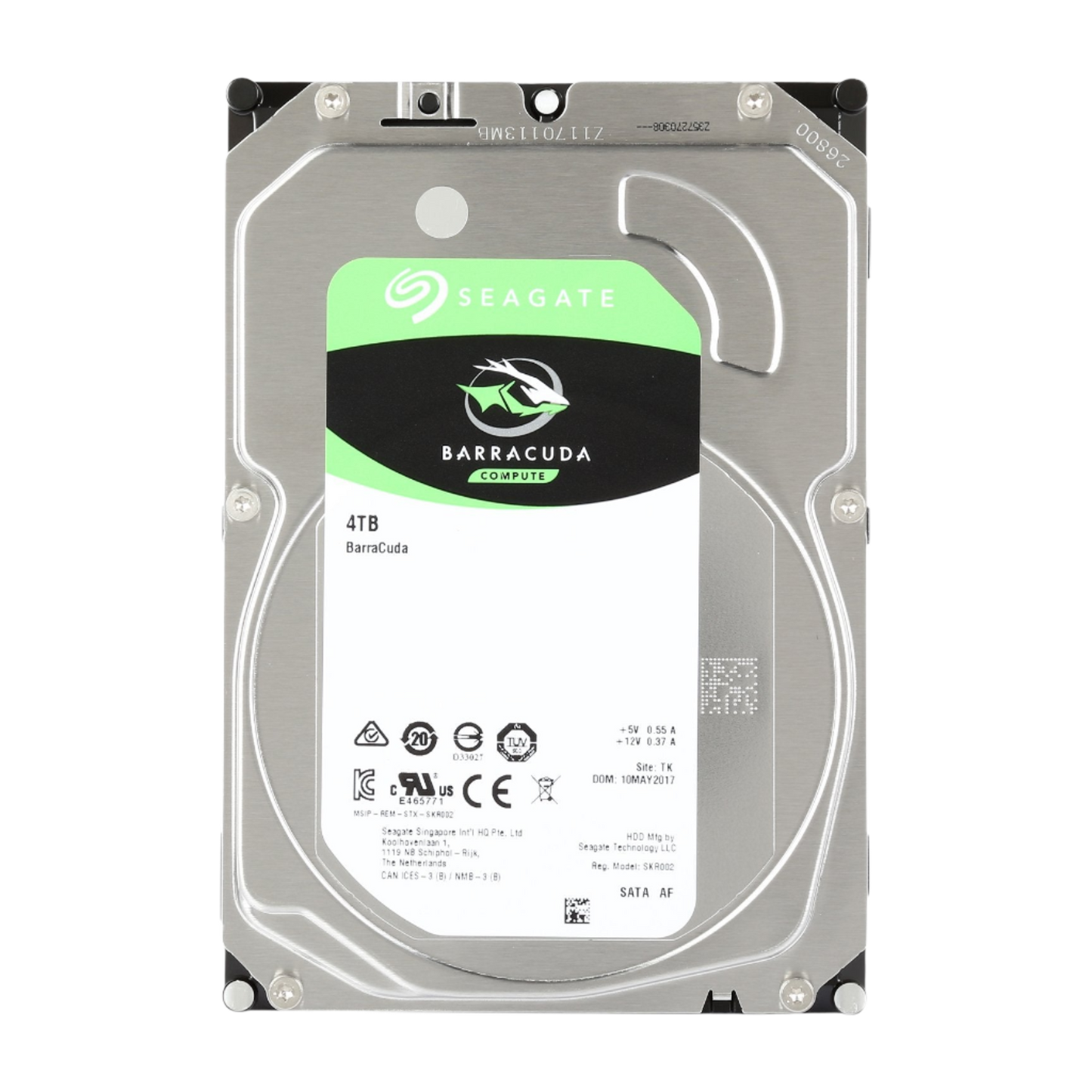 Seagate BarraCuda 4TB 5400 RPM SATA 6.0Gb/s 3.5" HDD