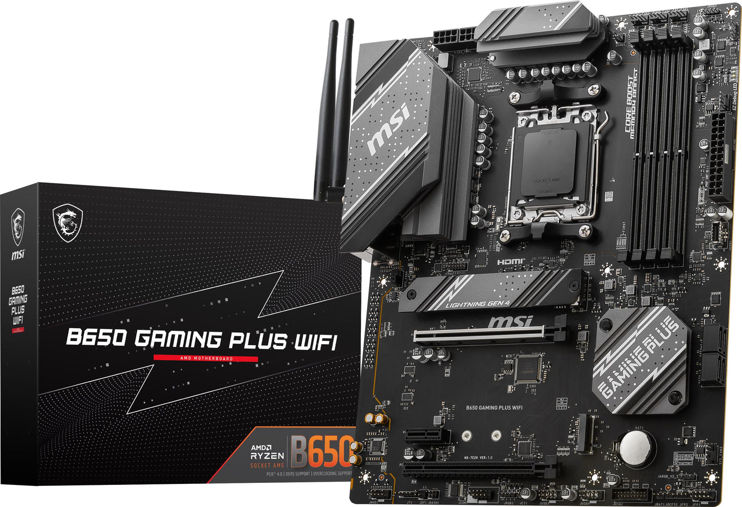 MSI B650 GAMING PLUS AM5 ATX Motherboard with WiFi 6E