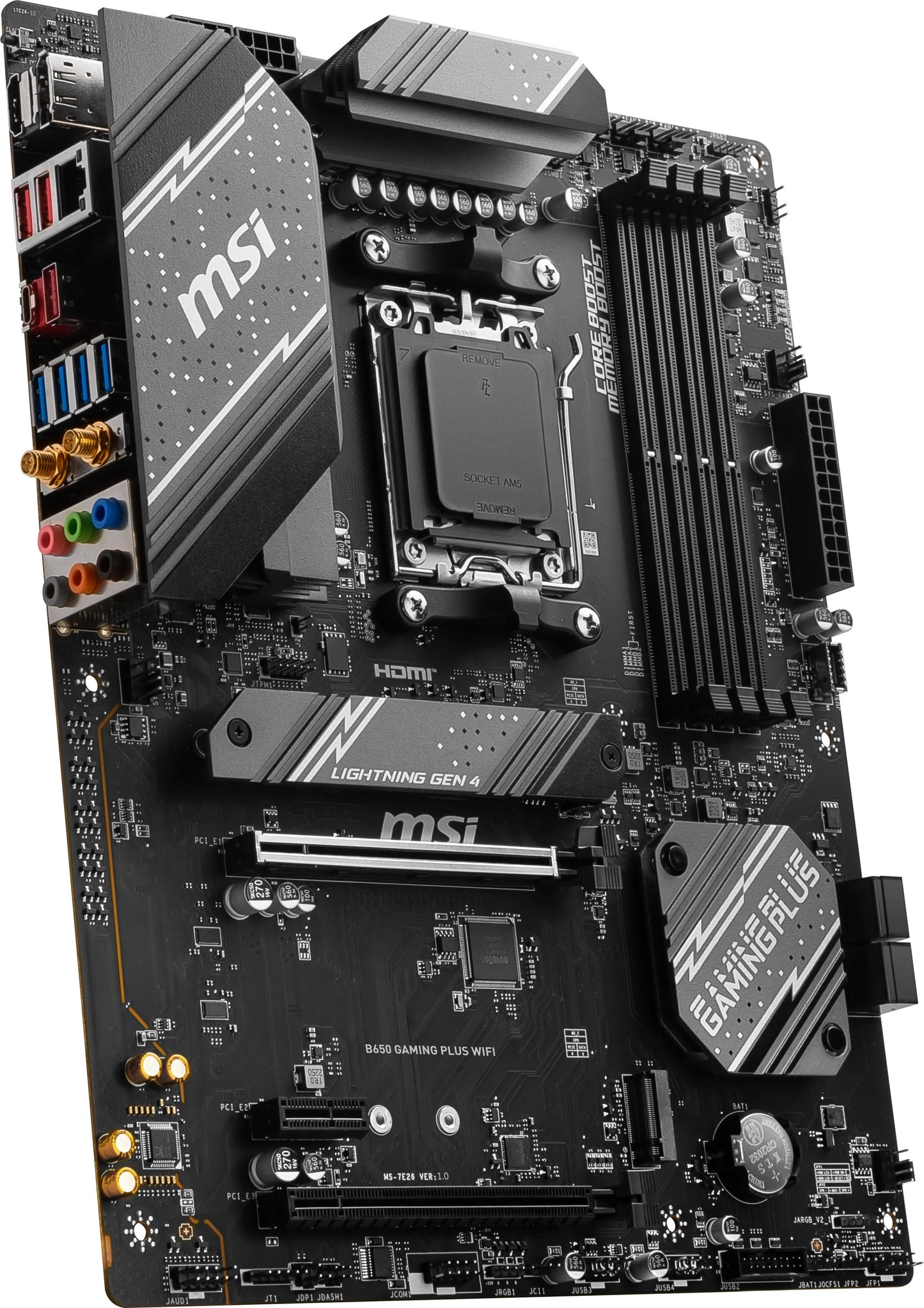 MSI B650 GAMING PLUS AM5 ATX Motherboard with WiFi 6E