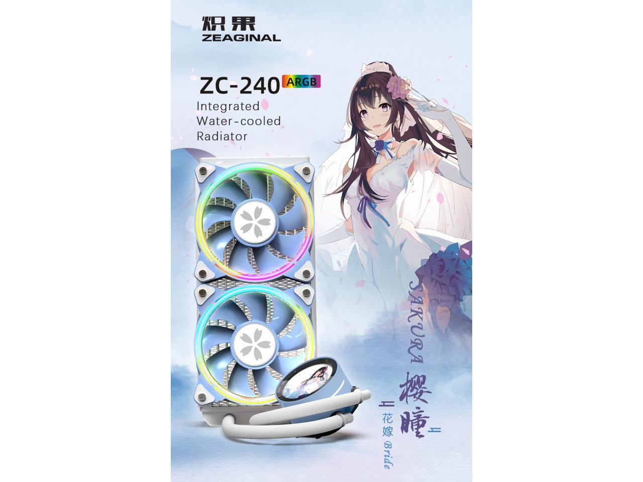 Yeston Sakura 240mm AIO Liquid Cooler – Alexandria Customs