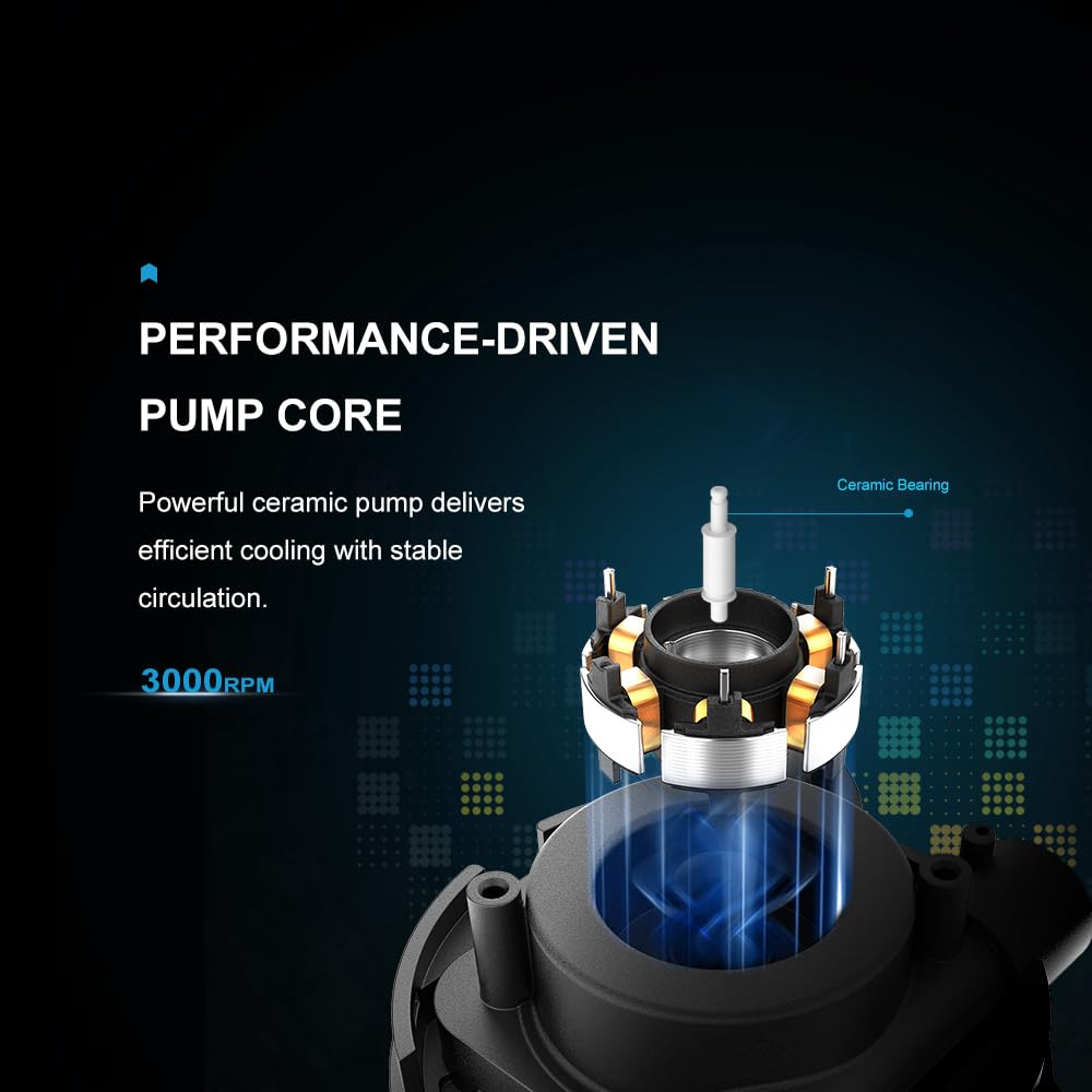 SAMA L70 360 BK ARGB 360mm AIO Liquid Cooler