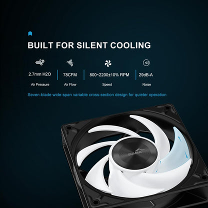 SAMA L70 360 BK ARGB 360mm AIO Liquid Cooler