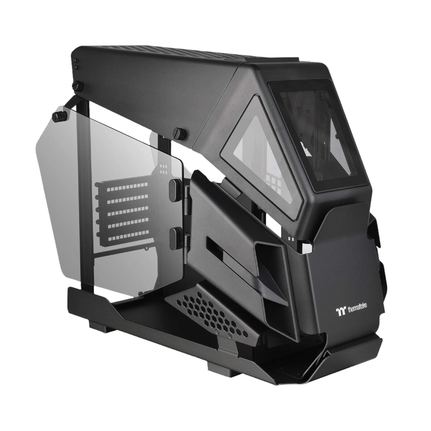 Thermaltake AH T200 Helicopter Style m-ATX Open-Frame Case w/ Tempered Glass Swing Door