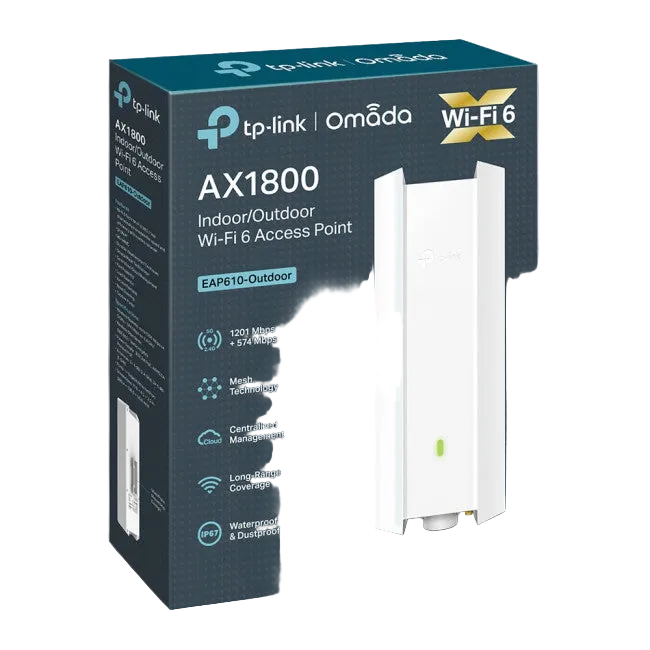TP-Link Omada Business WiFi 6 AX1800 Indoor/Outdoor Access Point
